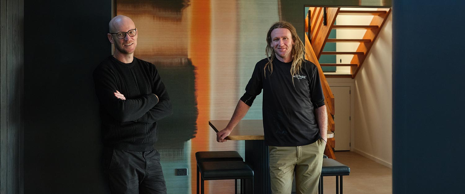 Cameron & Cody, owners of Kotare Homes